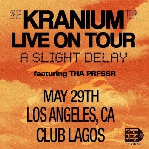 Kranium Live On Tour flyer, featuring THA PRFSSR